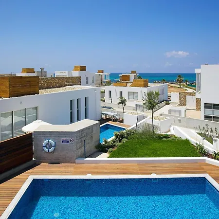 Luxury Cyprus Villa Indigo Villa Private Pool Sea View 1 BDR Paphos-2