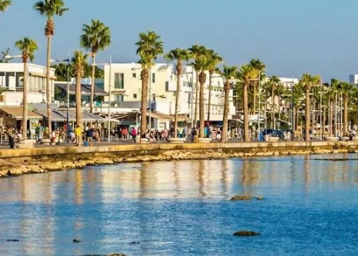 Poseidon 51 - Beachfront Two Bedroom Apartment Paphos