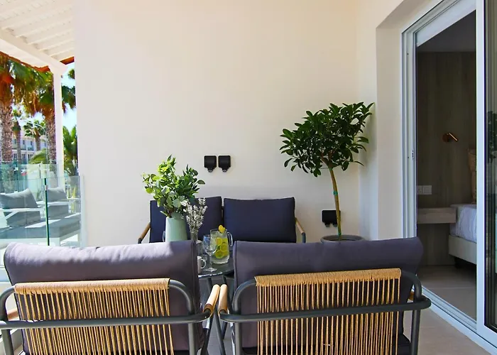 Huisdiervriedelijke Phaedrus Living: Seaview Luxury Flat Limnaria 151 Appartement Paphos